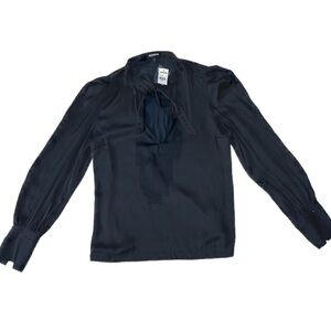 Express black silk blouse. Size small. NWT